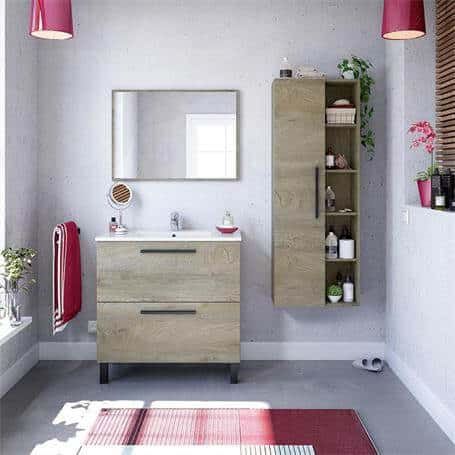 Baño con lavabo integrado