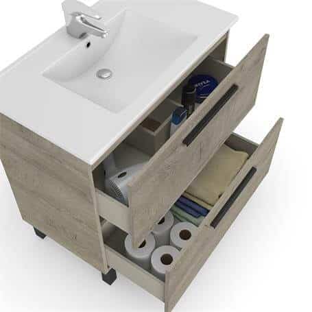 Baño con lavabo integrado