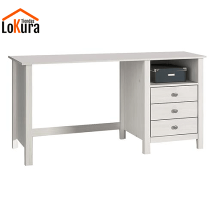 Escritorio madera 3 cajones