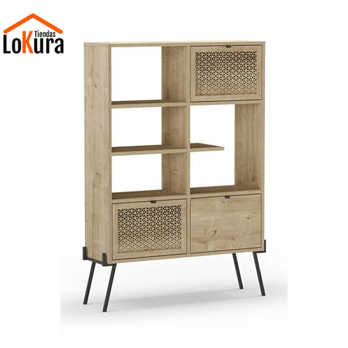 Estante para libros en madera