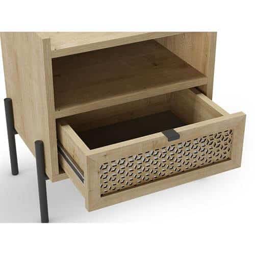 Mesa de noche de melamina
