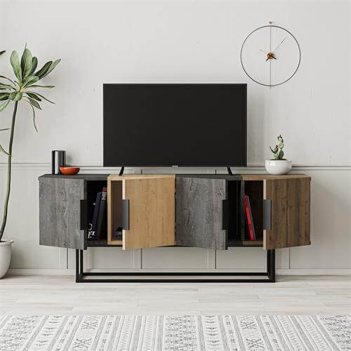 Mueble para televisión con cajones