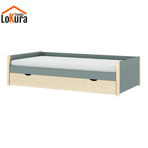 Cama nido doble de pino