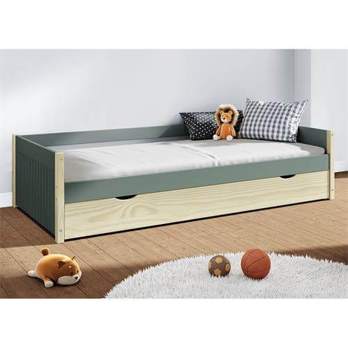 Cama nido doble de pino