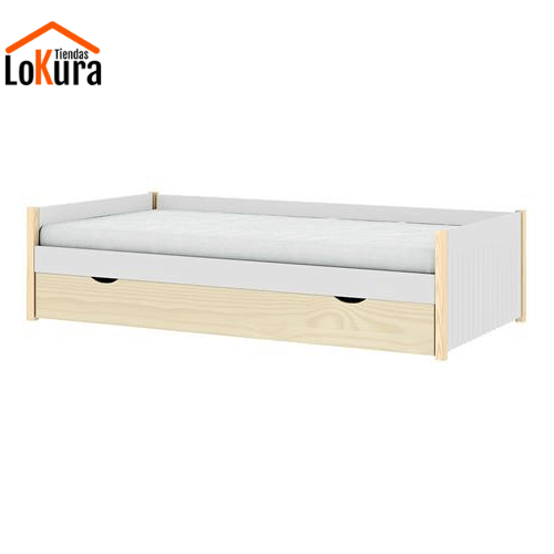 Cama nido doble de pino