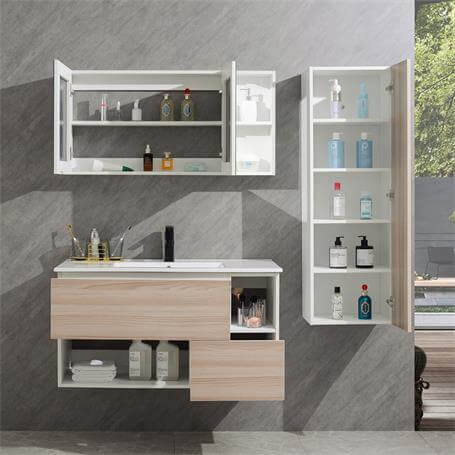 Conjunto mueble baño y columna