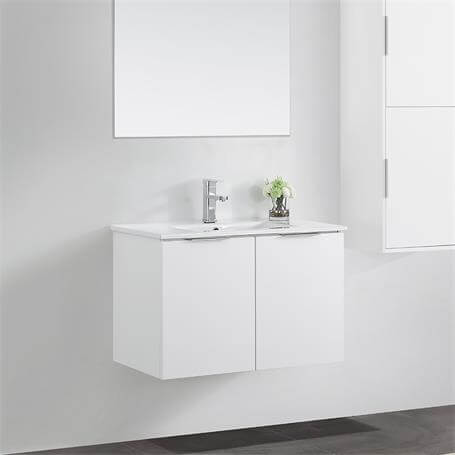 Mueble de baño suspendido con lavabo colgado pared Venus para baños modernos