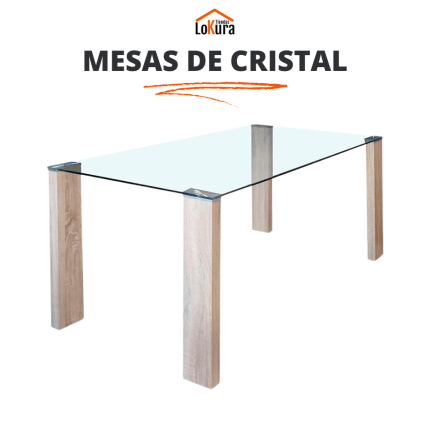 Mesas de cristal
