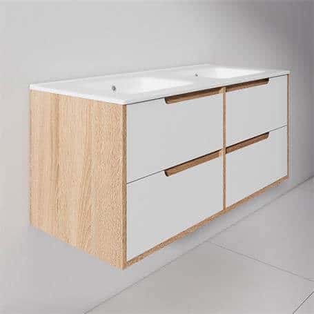 Mueble baño suspendido 120 cm