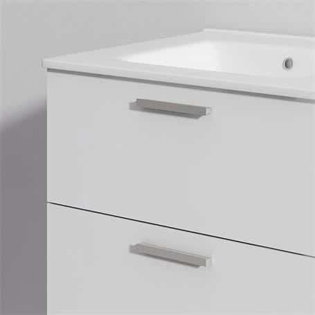 Mueble baño suspendido blanco