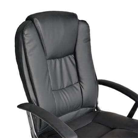 Silla ergonómica OFI1950 con elevador de gas y diseño elegante en color negro.