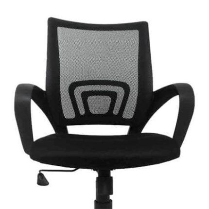 Silla escritorio con brazos negra