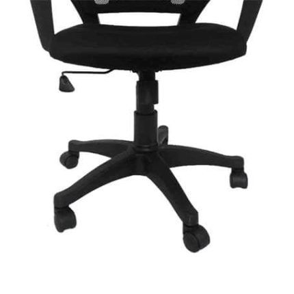 Silla escritorio con brazos negra