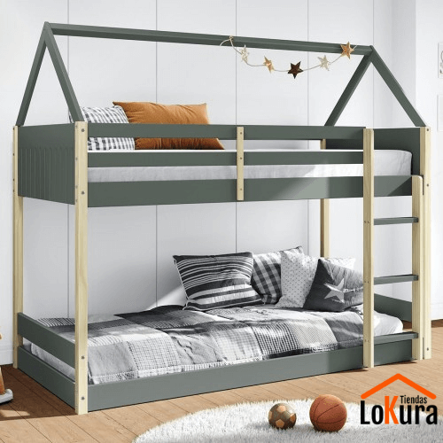 Litera con forma de casa