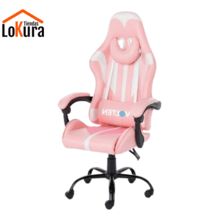 Silla rosa gaming