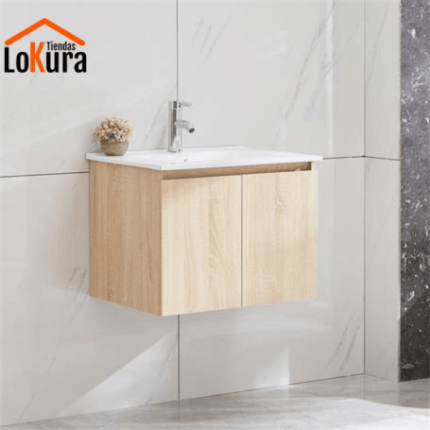 Mueble baño suspendido 80 cm