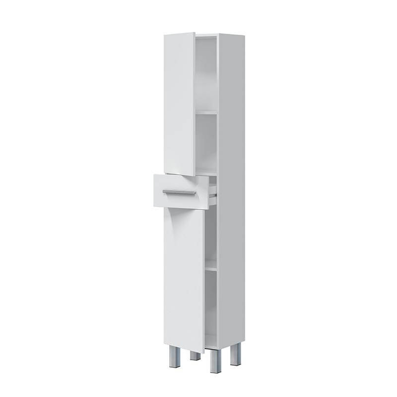 columna baño blanco brillo