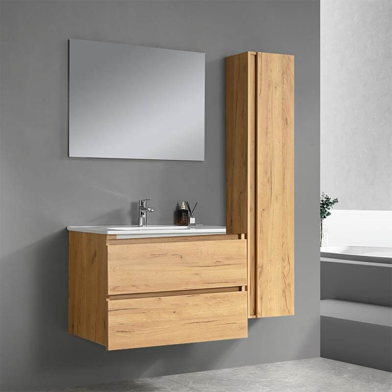 Gabinete de baño de madera