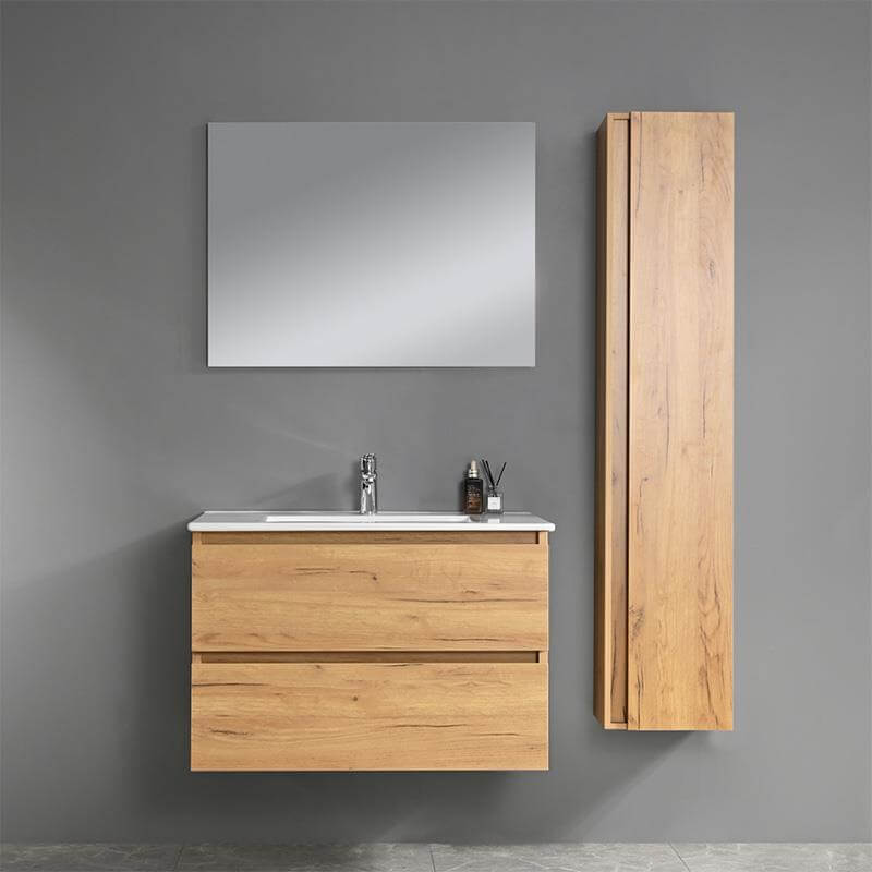 Gabinete de baño de madera