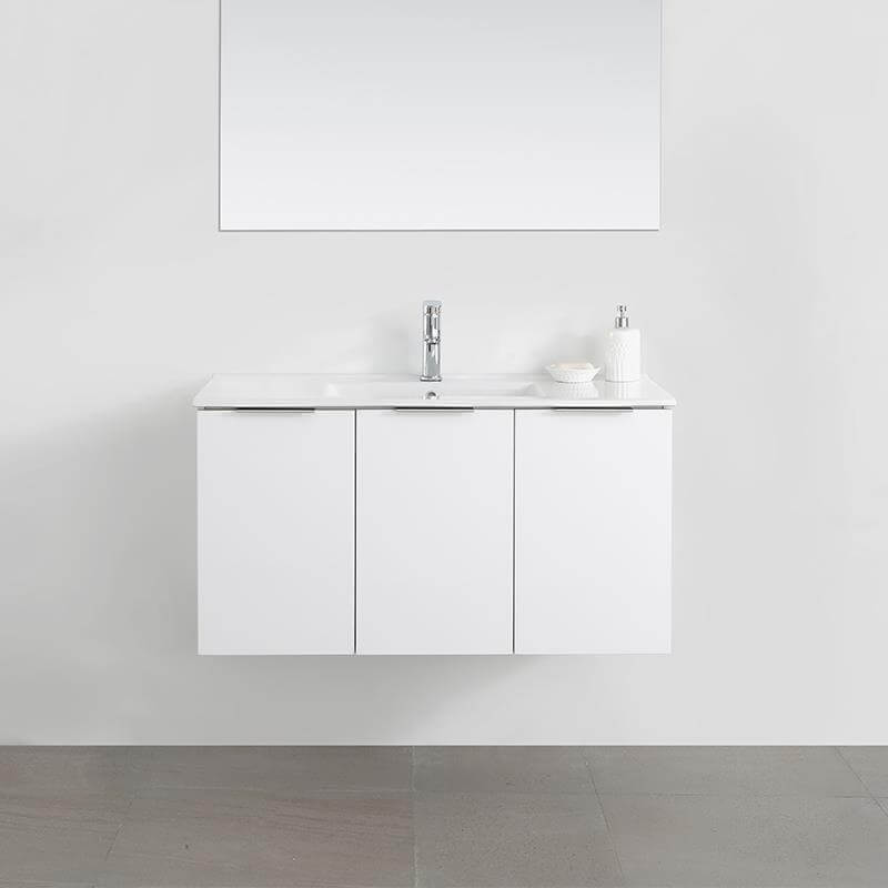 Mueble baño 100 cm con lavabo