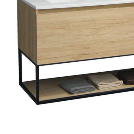 Mueble baño dos senos 140