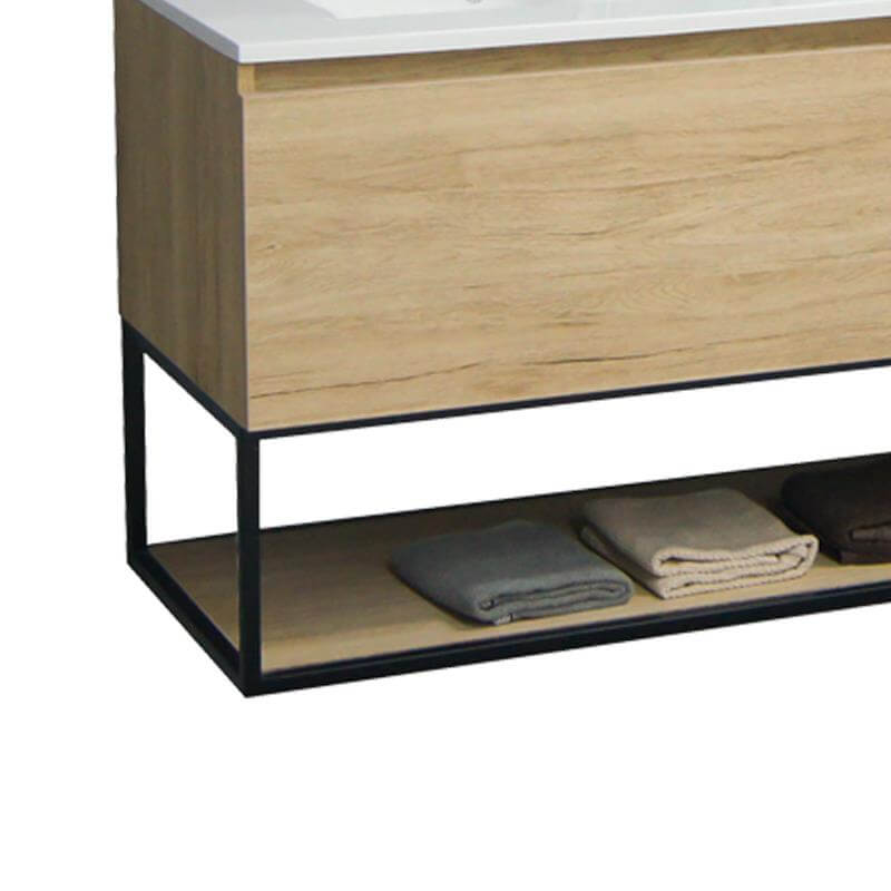 Mueble baño dos senos 140