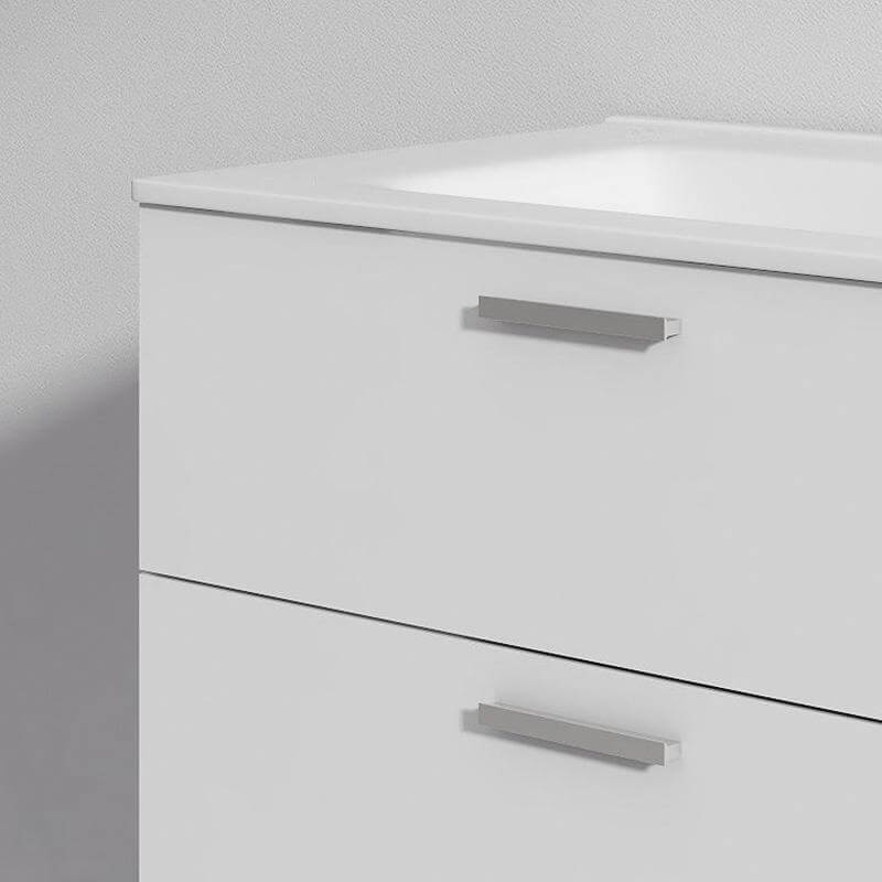 Mueble de baño suspendido blanco
