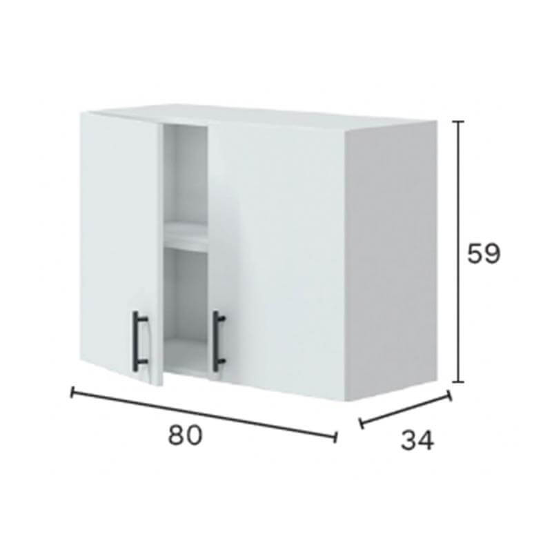 Mueble colgar de 2 puertas