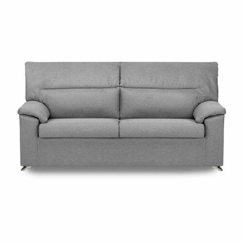 Sofa desenfundable 3 plazas gris claro