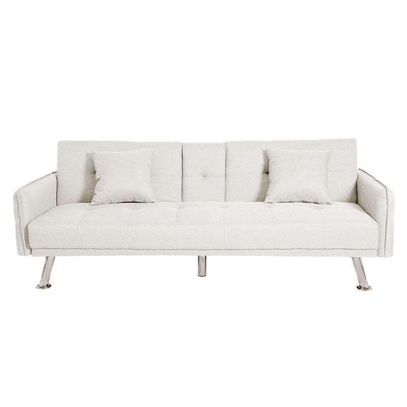 sofa cama color blanco
