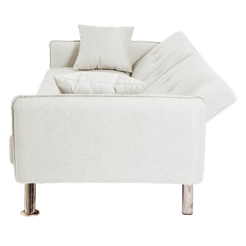 sofa cama color blanco