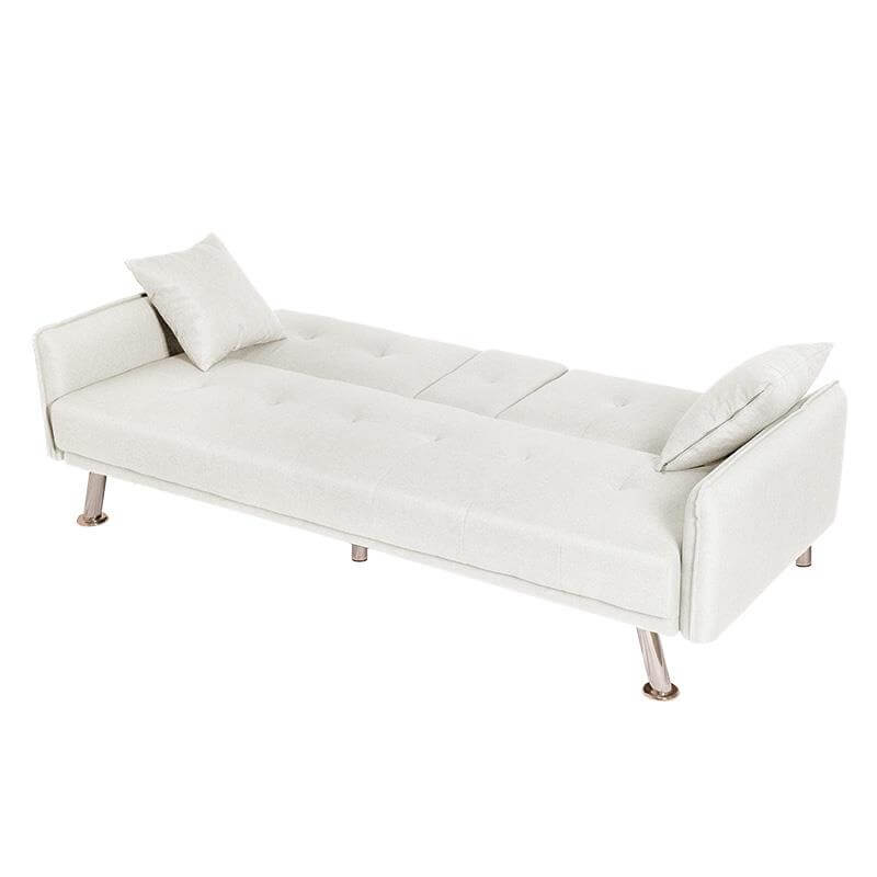 sofa cama color blanco