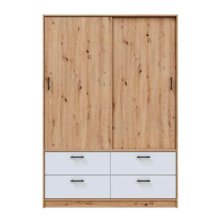 Armario ropero alto con amplio espacio para ropa, accesorios y organización eficiente