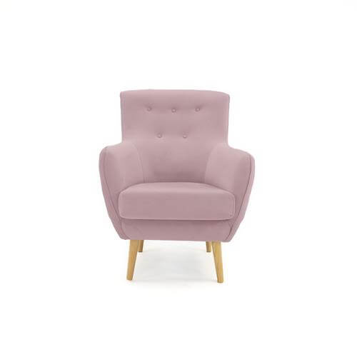 Butaca capitoné rosa
