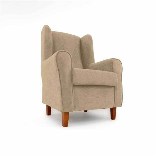 Butaca con orejeras beige