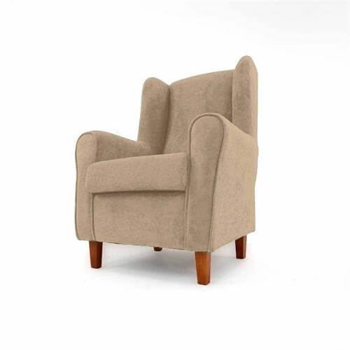 Butaca con orejeras beige