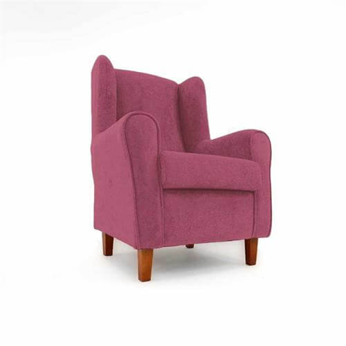 Butaca con orejeras fucsia