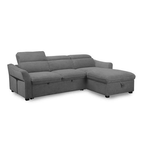 Chaise longue convertible cama antracita