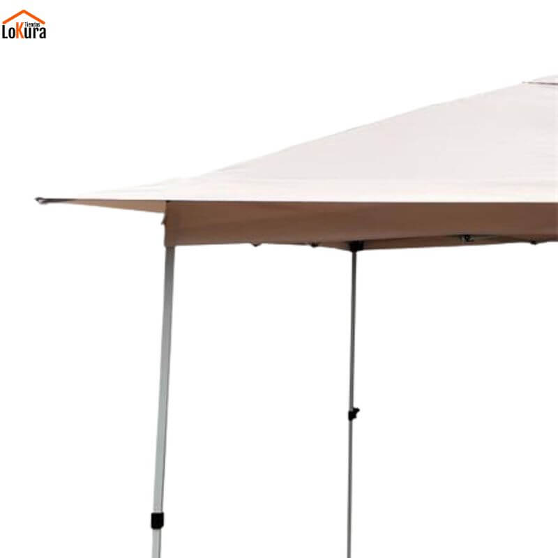Techo de poliéster impermeable de carpa jardín plegable 3x3 y estructura de acero