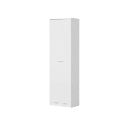 Armario multiusos columna NEPO blanco con puerta y diseño vertical