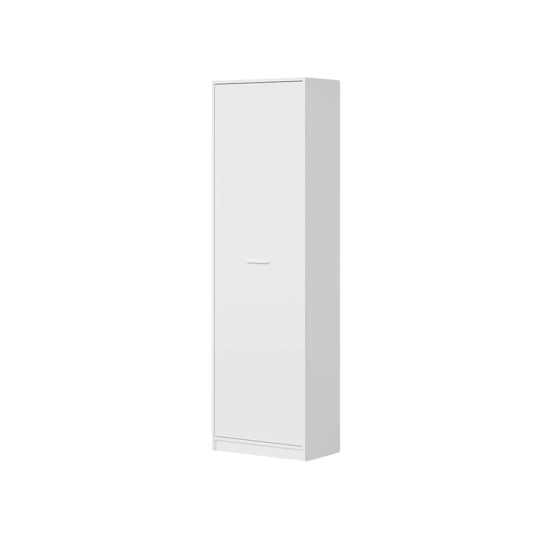 Armario multiusos columna NEPO blanco con puerta y diseño vertical