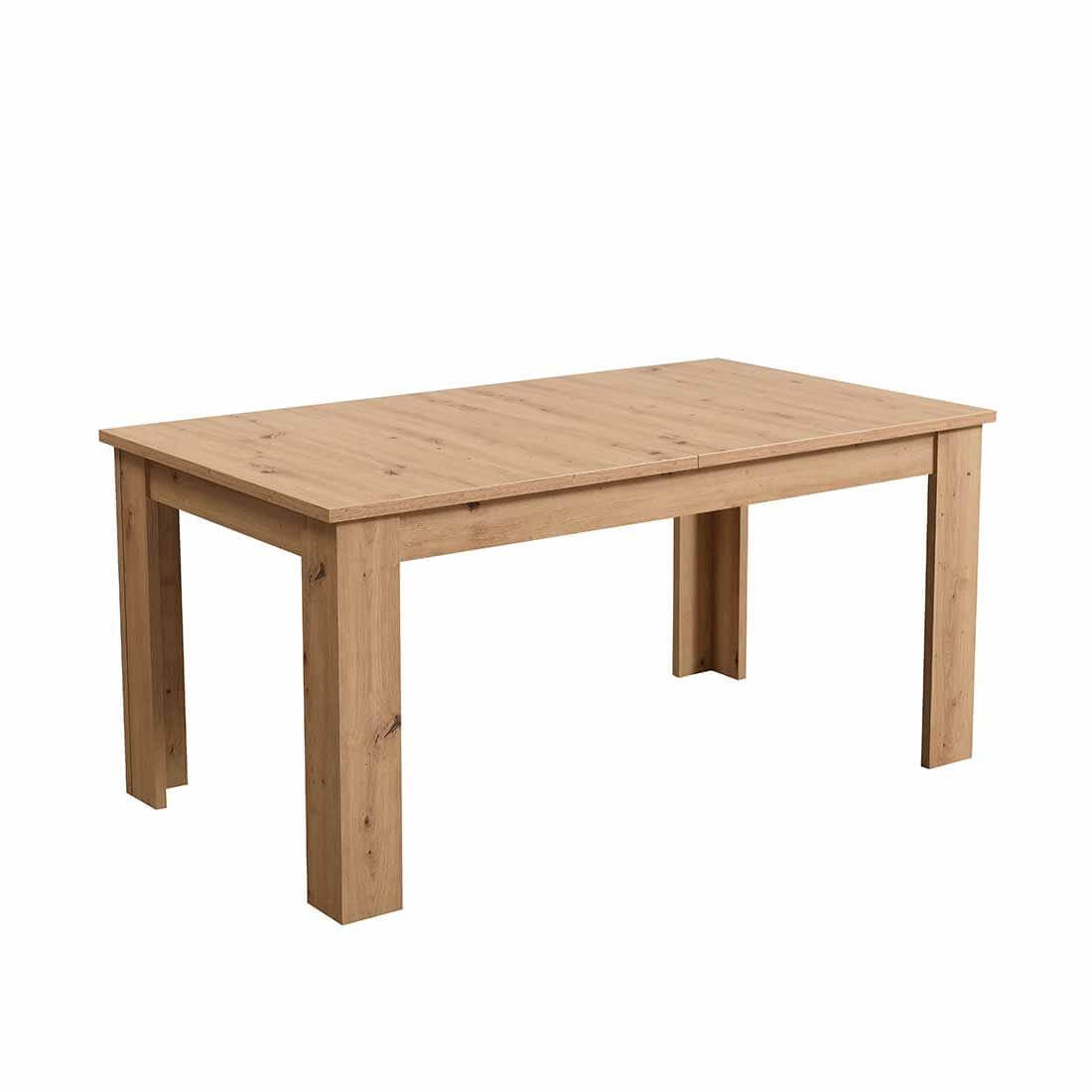 mesa rectangular de madera extensible