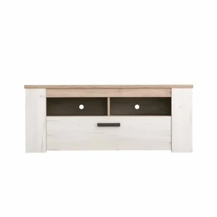 Mueble TV 120 cm madera Kent cerrado con diseño moderno artisan y ártico