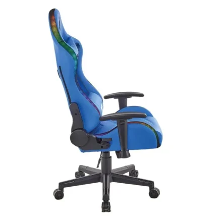 silla con luces gamer-azul