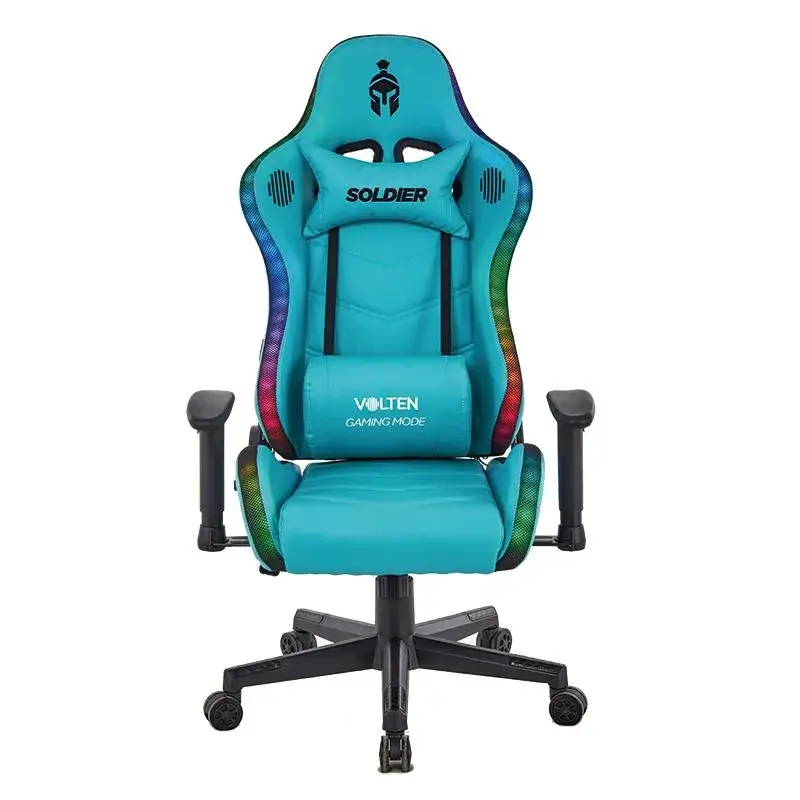 silla-con-luces-gamer-turquesa