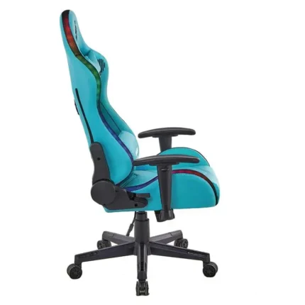 silla-con-luces-gamer-turquesa