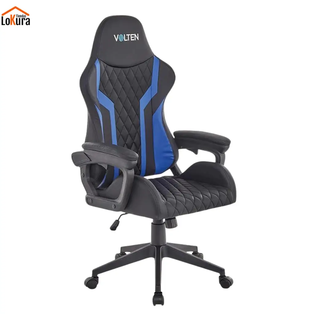 Silla Gaming Reclinable VOLTEN VLFORCE 2100 negra azul en Canarias