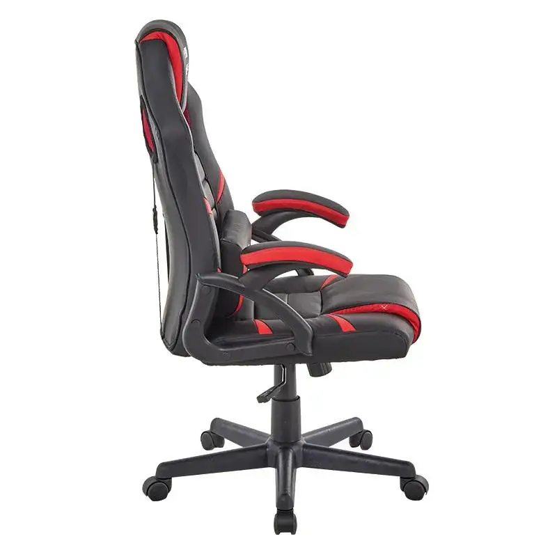 silla de oficina gaming negra y rojas