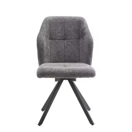 sillas de comedor giratorias gris