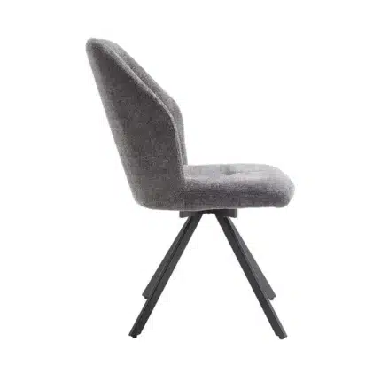 sillas de comedor giratorias gris